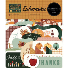 Load image into Gallery viewer, Embellishments: Carta Bella Cardstock Ephemera-Harvest
