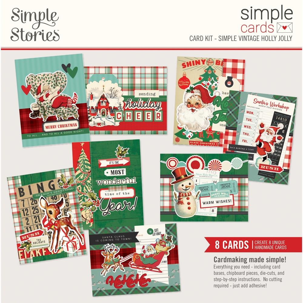 Card Kit: Simple Stories-Simple Cards Card Kit-Holly Jolly