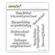 Load image into Gallery viewer, Stamps: Honey Bee Stamps-Sprinkled With Joy 4x4 Stamp Set
