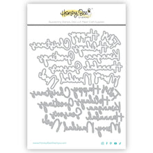 Load image into Gallery viewer, Dies: Honey Bee Stamps-Great Greetings: Holiday
