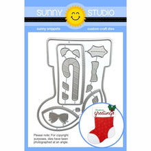 Load image into Gallery viewer, Dies: Sunny Studio Stamps-Santa&#39;s Stocking Dies
