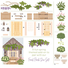 Load image into Gallery viewer, Dies: Honey Bee Stamps-Lovely Layers: Front Porch Spring Add-On
