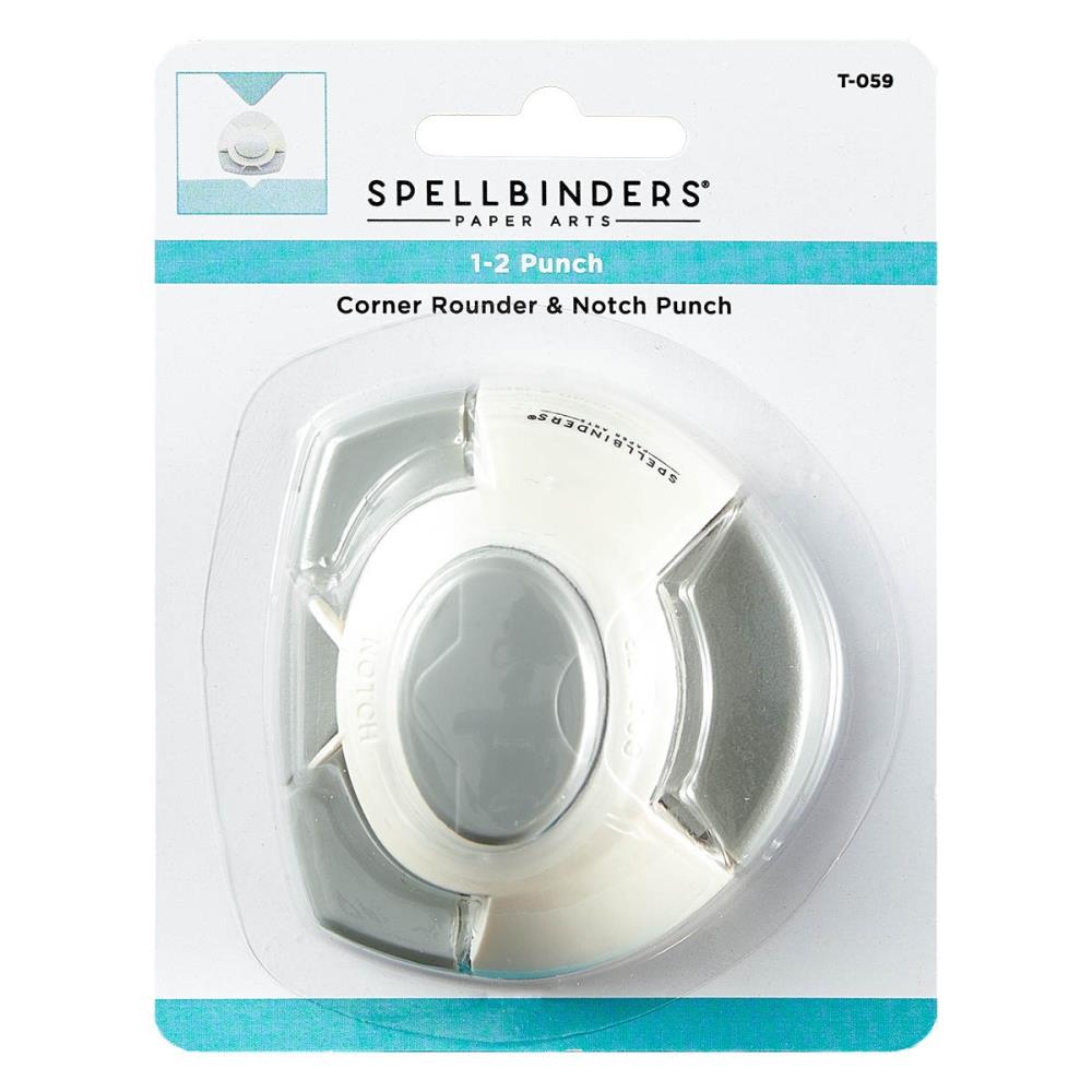 Punch: Spellbinders-Spellbinders 1-2 Punch-Corner Rounder & Notch