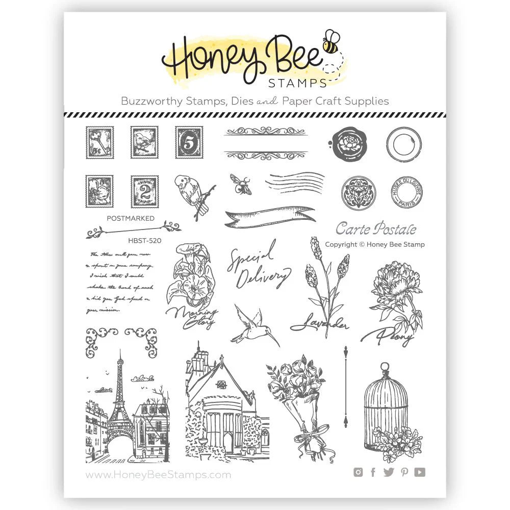 Stamps: Postmarked 6x6 Stamp Set