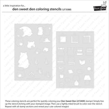 Load image into Gallery viewer, Stencils: Lawn Fawn-Den Sweet Den
