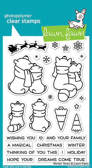 Stamps: Lawn Fawn- Winter Skies