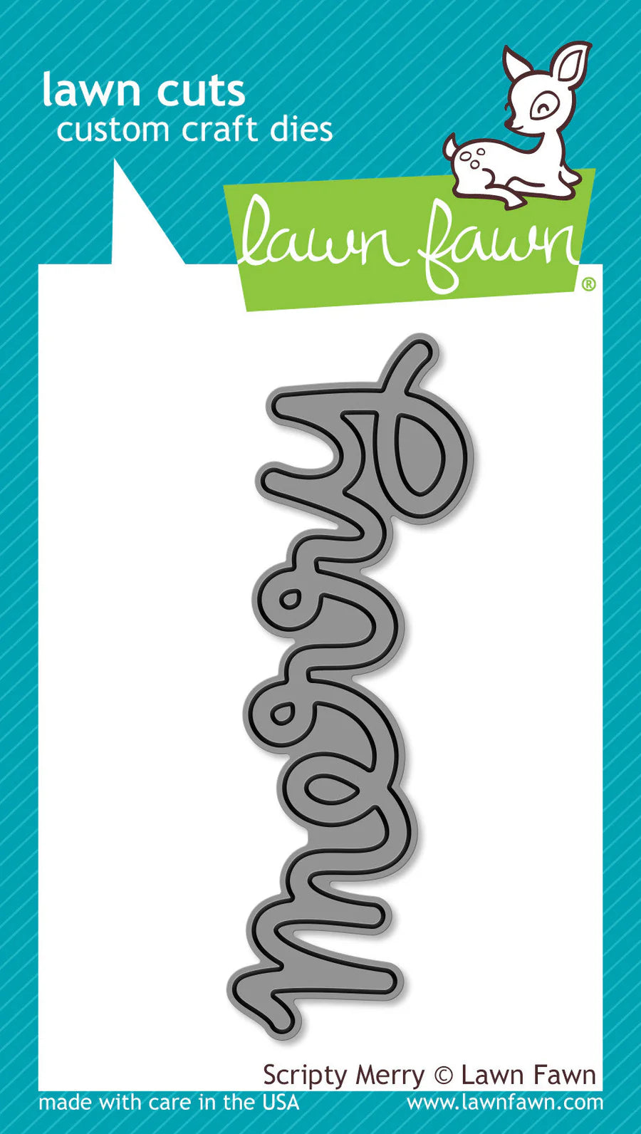 Dies: Lawn Fawn-Scripty Merry
