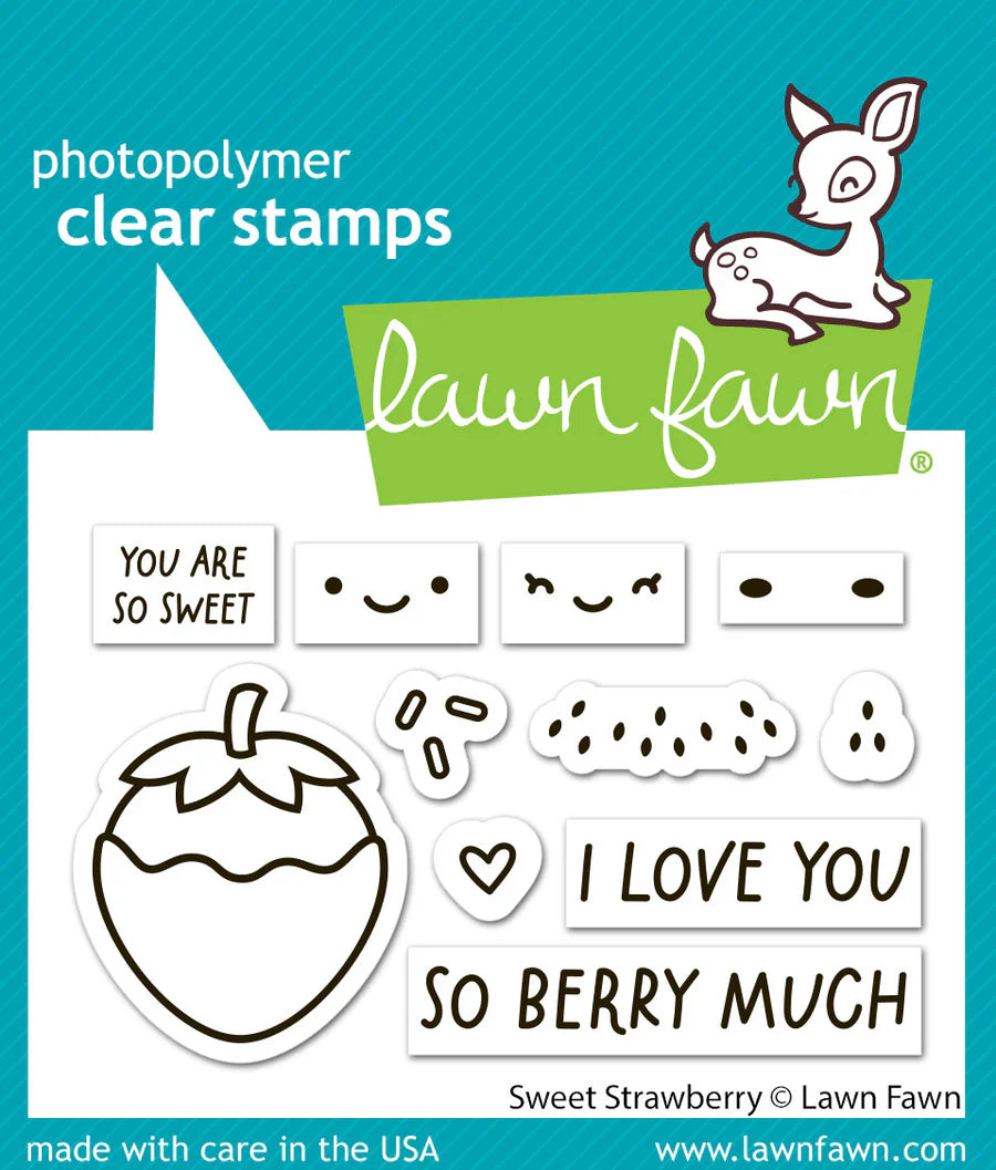 Stamps: Lawn Fawn-Sweet Strawberry