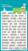 Load image into Gallery viewer, Stamps: Lawn Fawn-Henry’s Build-A-Sentiment: Love
