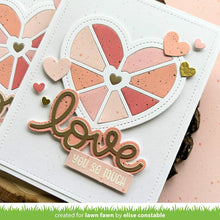 Load image into Gallery viewer, Dies: Lawn Fawn-Stitched Happy Heart Geo Frame Add-On
