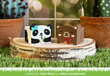 Load image into Gallery viewer, Dies: Lawn Fawn-Tiny Gift Box Panda and Bear Add-On
