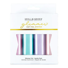 Load image into Gallery viewer, Hot Foil: Spellbinders - GLIMMER HOT FOIL ROLLS VARIETY 4-PACK SATIN PASTELS
