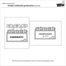 Load image into Gallery viewer, Stamps: Lawn Fawn - simply celebrate graduation

