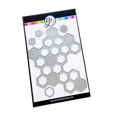 Dies: Catherine Pooler Designs-Honeycomb Dies