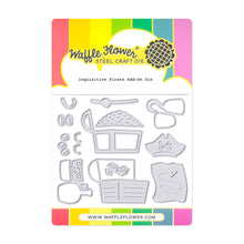 Load image into Gallery viewer, Dies: Waffle Flower-Inquisitive Pirate Add-On Die

