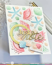 Load image into Gallery viewer, Dies: Waffle Flower-Just a Note Word Die

