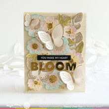 Load image into Gallery viewer, Dies: Waffle Flower-Butterfly Blossom Texture Die
