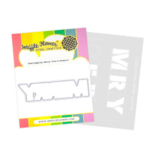 Load image into Gallery viewer, Die and Stencil Combo: Waffle Flower-Overlapping Merry Die-n-stencil
