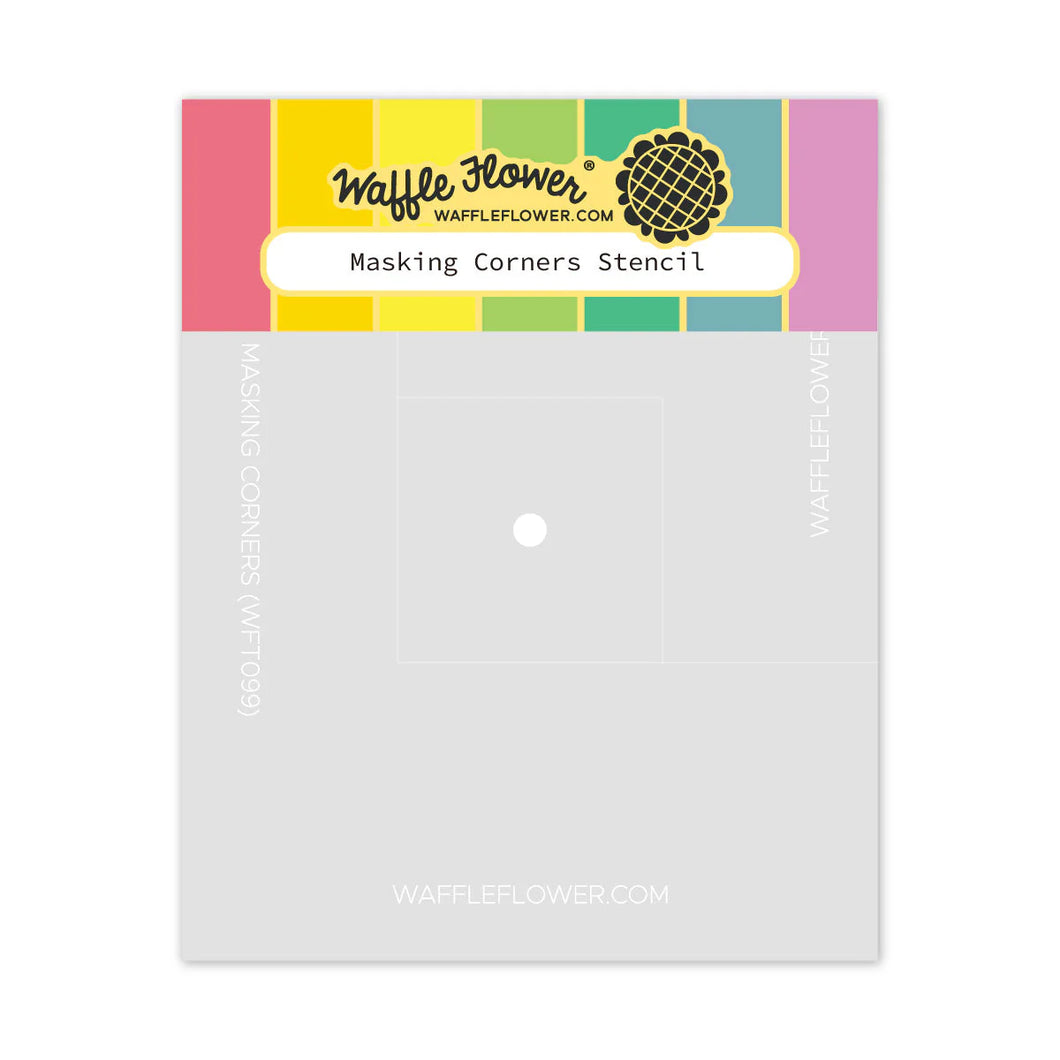 Stencils: Waffle Flower-Masking Corners Stencil