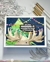 Load image into Gallery viewer, Die and Stencil Combo: Waffle Flower-Holiday Moose Die-n-stencil
