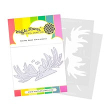 Load image into Gallery viewer, Die and Stencil Combo: Waffle Flower-Holiday Moose Die-n-stencil

