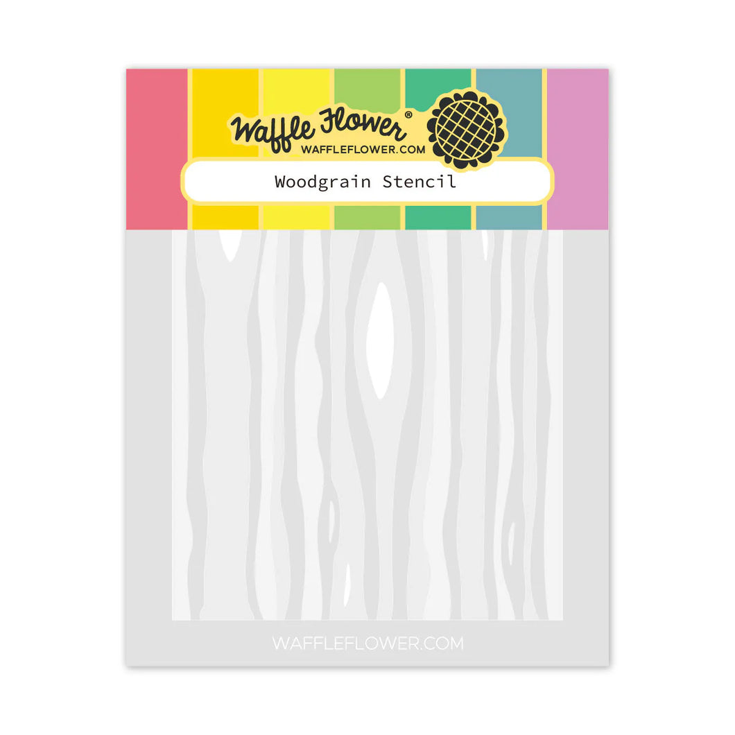 Stencils: Waffle Flower-Woodgrain Stencil