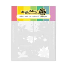 Load image into Gallery viewer, Stencils: Waffle Flower-Open Book Poinsettia Stencil
