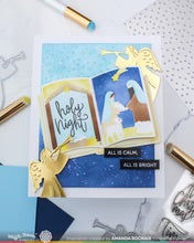 Load image into Gallery viewer, Stamps: Waffle Flower-Open Book Holiday Sayings Stamp Set
