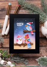 Load image into Gallery viewer, Dies: Waffle Flower-Birdie Friends in Winter Die
