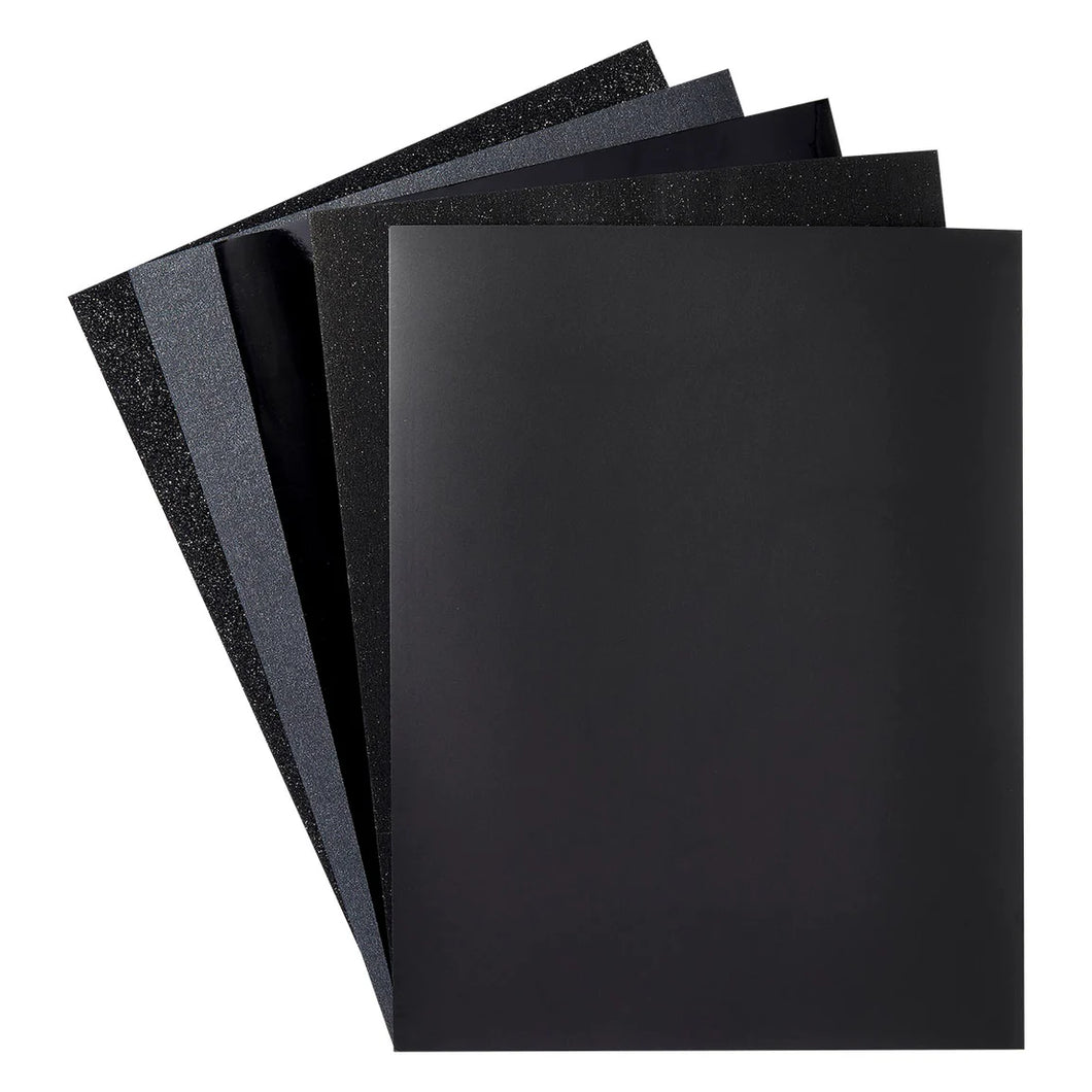 Specialty Paper: Spellbinders - ONYX ASSORTED TREASURED CARDSTOCK 8 1/2