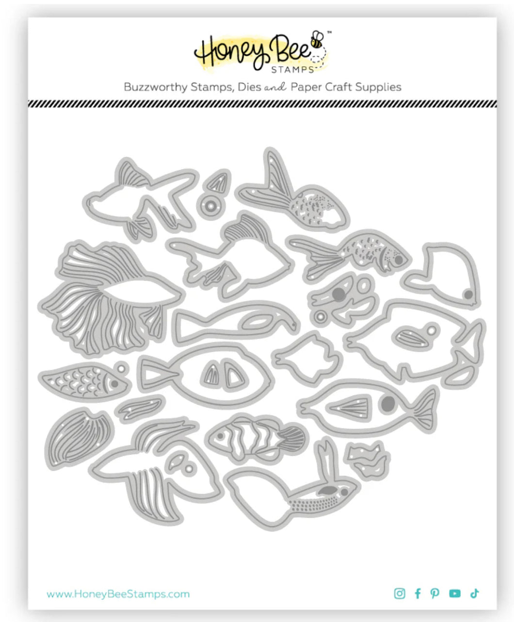 Dies: Honey Bee Stamps: Lovely Layers Fish