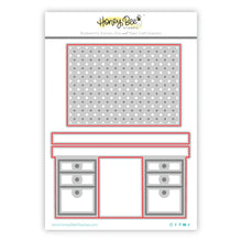 Load image into Gallery viewer, Dies: Honey Bee Stamps-Lovely Layers: Pegboard and Desk
