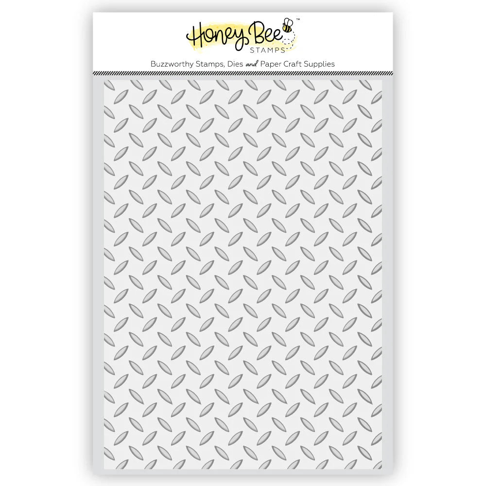 Embossing Folders: Honey Bee Stamps-Diamond Plate - 3D Embossing Folder