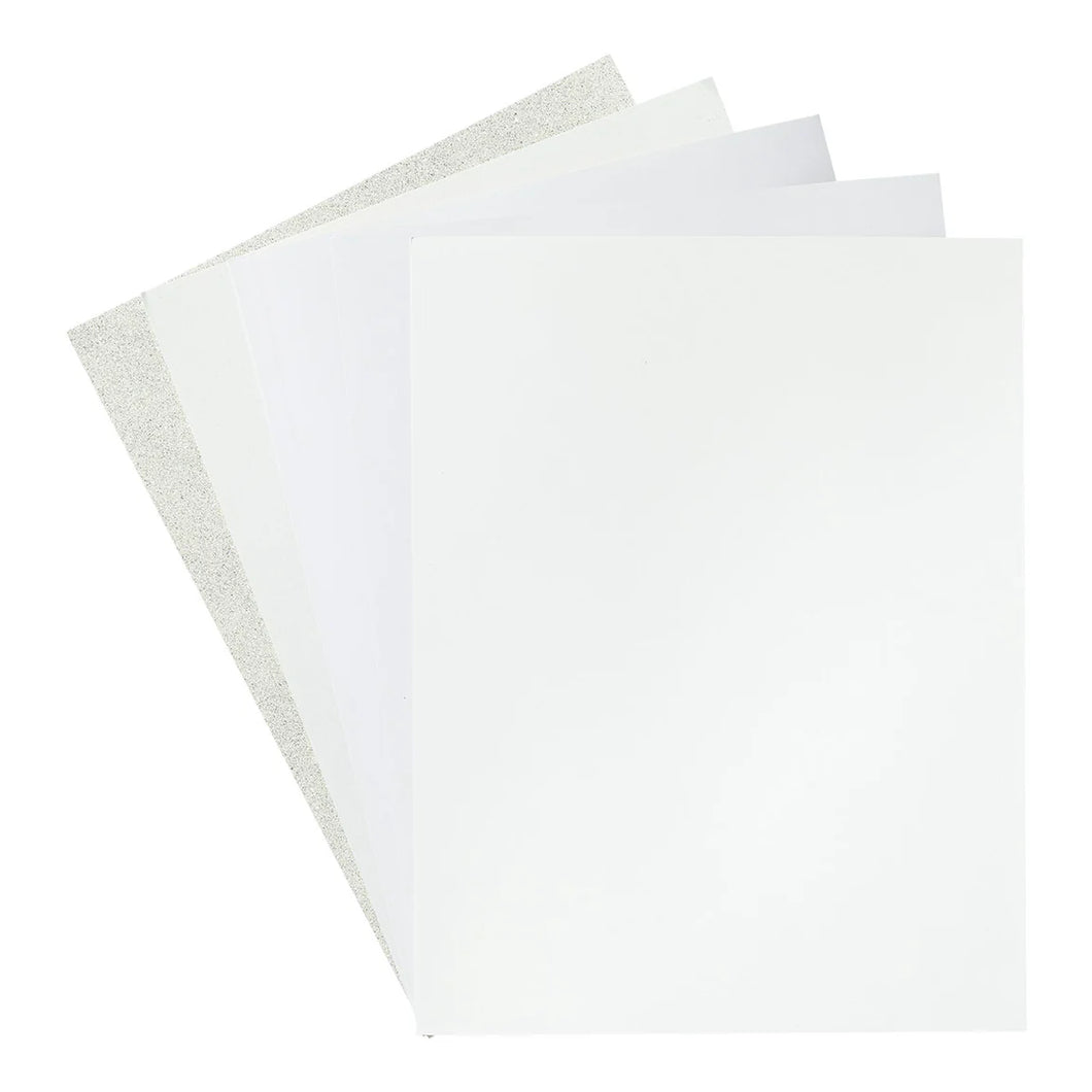 Specialty Paper: Spellbinders-ANTIQUE WHITE ASSORTED TREASURED CARDSTOCK 8 1/2