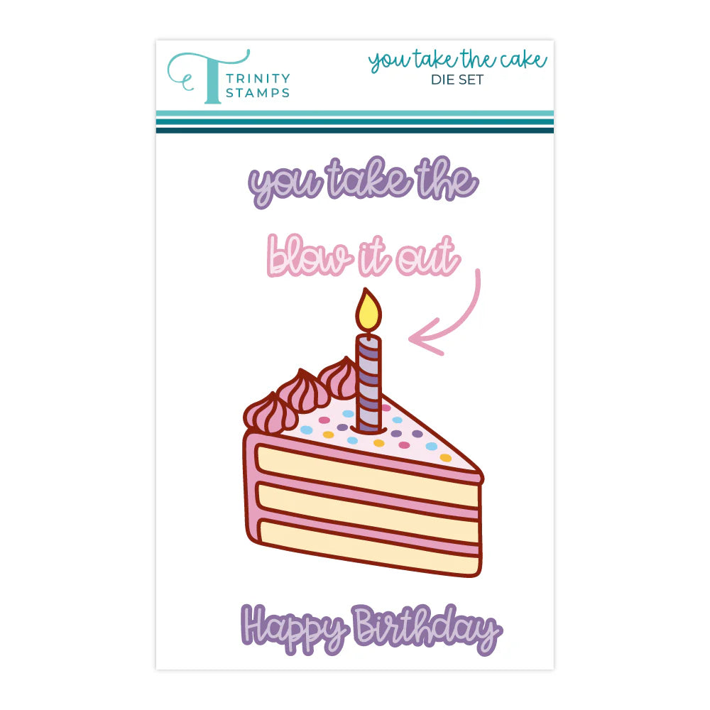 Dies: Trinity Stamps-You Take The Cake Die Set