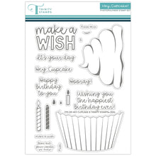 Load image into Gallery viewer, Stamps: Trinity Stamps-Hey, Cupcake 6x8 Stamp Set
