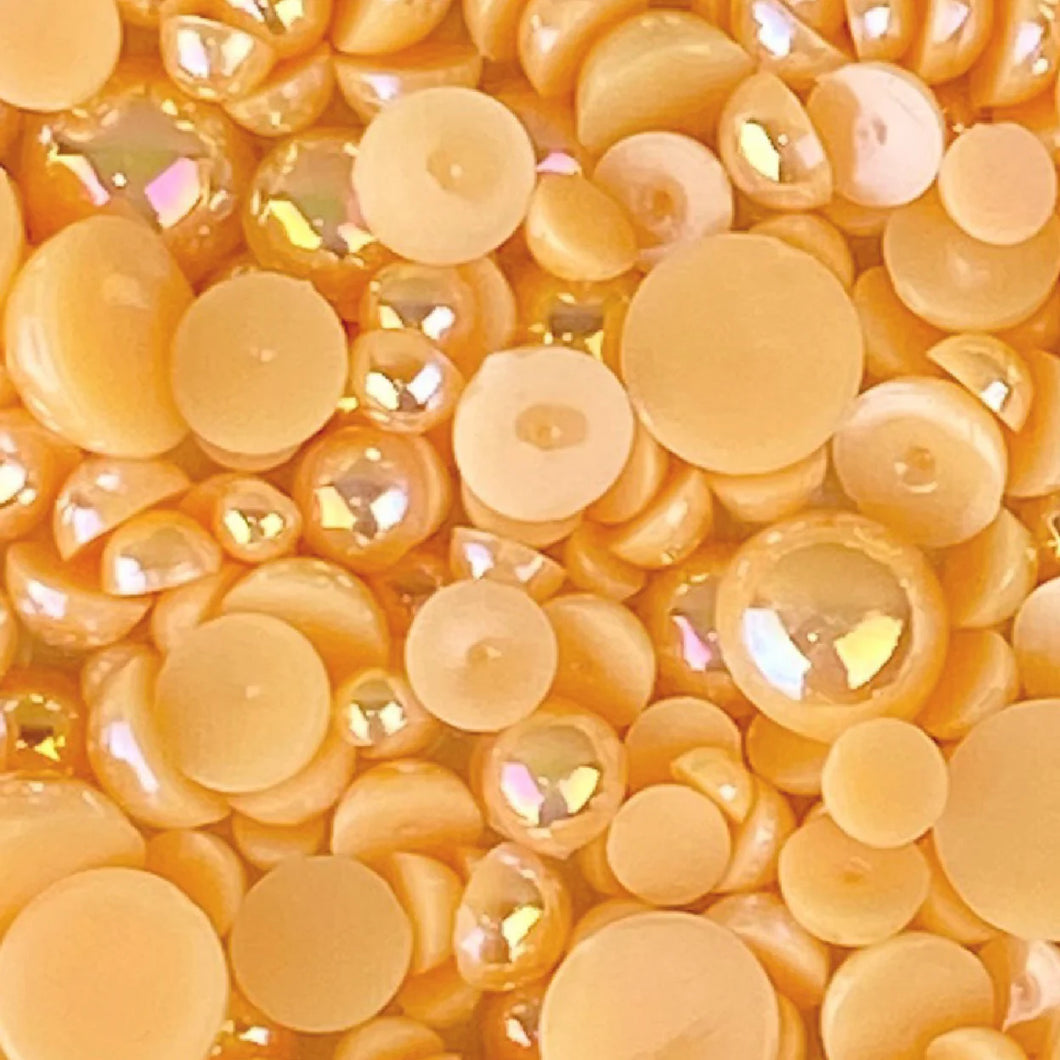Embellishments: Trinity Stamps-Captivating Cantaloupe Baubles Embellishment Mix