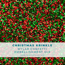 Load image into Gallery viewer, Embellishments: Trinity Stamps-Christmas Krinkle Confetti Embellishment Mix
