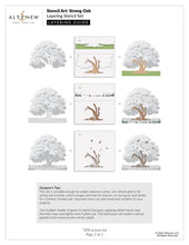 Load image into Gallery viewer, Stencils: Altenew-Stencil Art: Strong Oak Layering Stencil Set (6 in 1)
