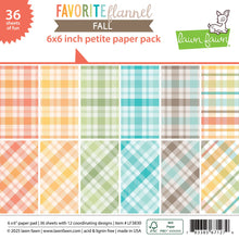 Load image into Gallery viewer, 6x6 paper: Lawn Fawn-Favorite Flannel Fall Petite Paper Pack
