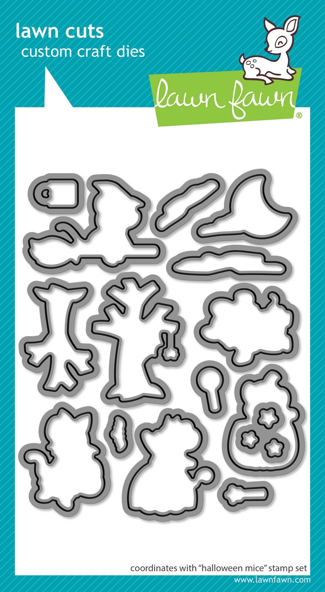 Dies: Lawn Fawn-Halloween Mice