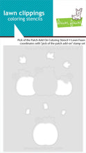 Load image into Gallery viewer, Stencils: Lawn Fawn-Pick of the Patch Add-On Coloring Stencils
