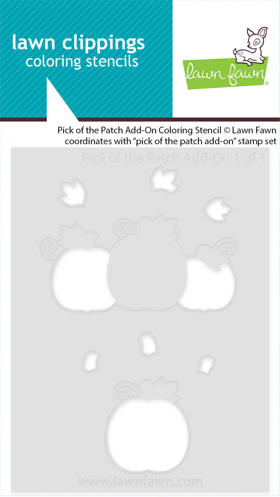 Stencils: Lawn Fawn-Pick of the Patch Add-On Coloring Stencils