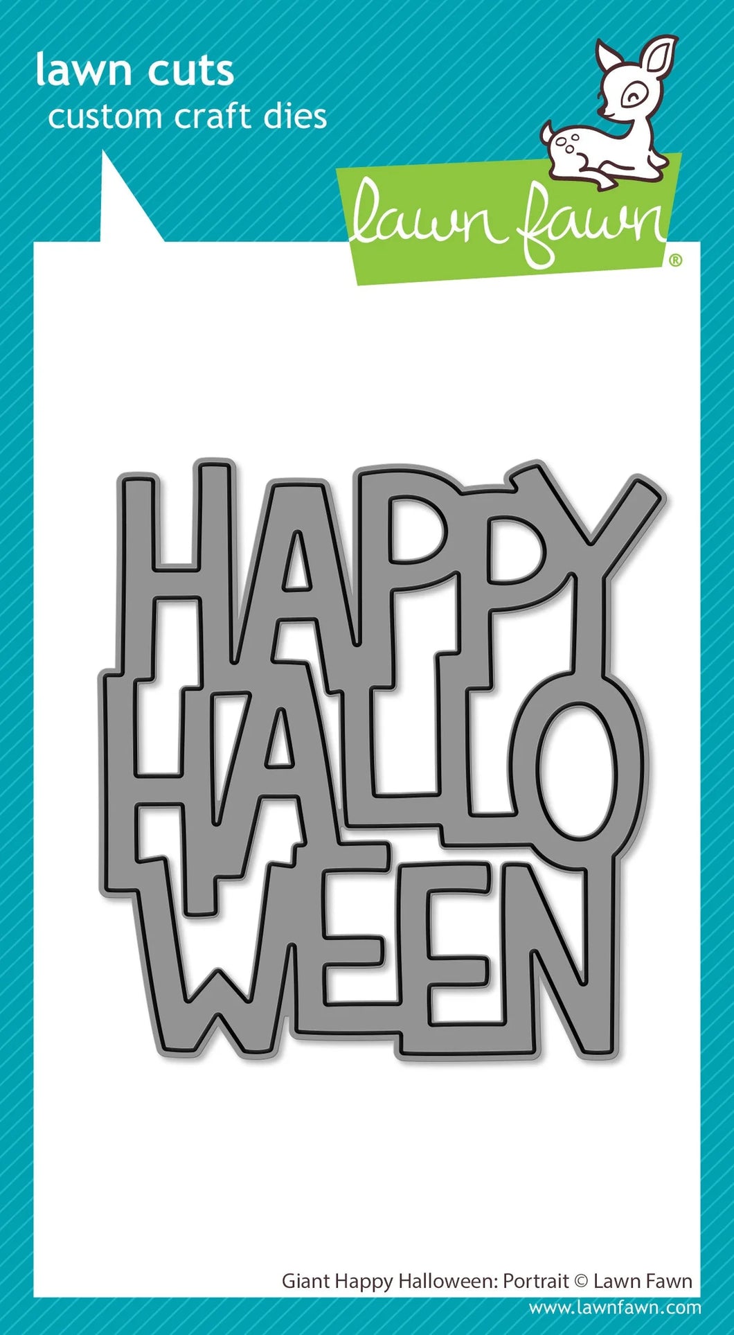 Dies: Lawn Fawn-Giant Happy Halloween: Portrait