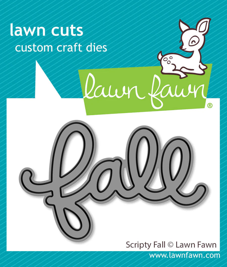Dies: Lawn Fawn-Scripty Fall