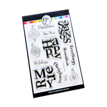 Load image into Gallery viewer, Stamps: Catherine Pooler Designs-Holiday Stacks Sentiments Stamp Set
