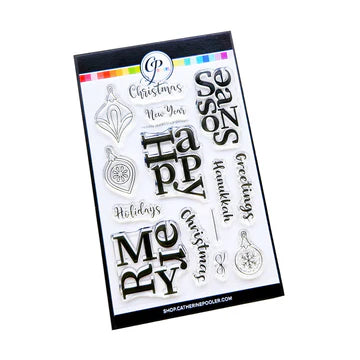Stamps: Catherine Pooler Designs-Holiday Stacks Sentiments Stamp Set