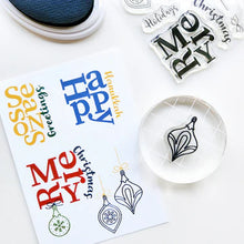 Load image into Gallery viewer, Stamps: Catherine Pooler Designs-Holiday Stacks Sentiments Stamp Set

