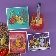 Load image into Gallery viewer, Embossing Folders: Spellbinders-MUSICAL NOTES 3D EMBOSSING FOLDER
