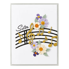Load image into Gallery viewer, Dies: Spellbinders-Musical Notes &amp; Stave Pop-Up
